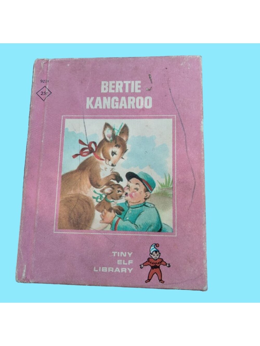 Bertie Kangaroo Tiny Elf Library Hardcover Kids Book Murphy Rockwell Vtg 1968